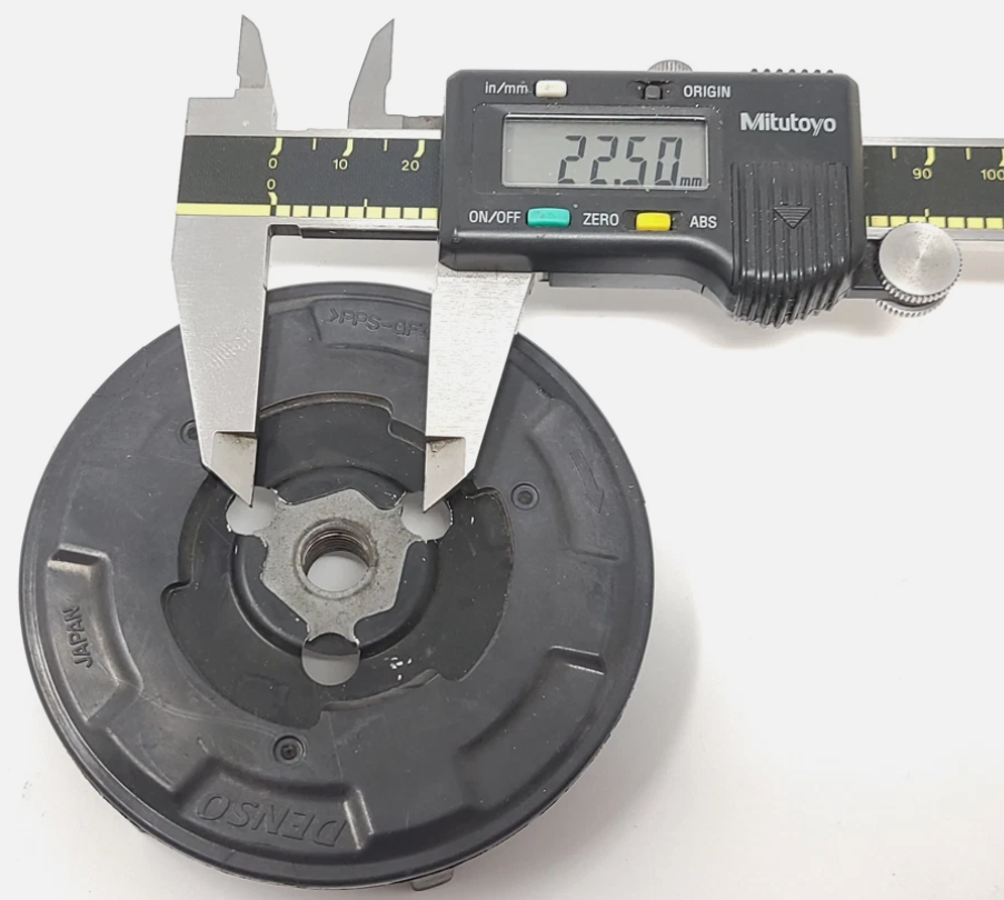 A/C Compressor clutch hub 22.5mm tool NO IMPACT WRENCH NEEDED, install video